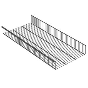 Полка-корзина GSb 90х40 графит